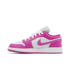 Jordan 1 Low Fire Pink (GS) – hlavní pohled | Purekickz
