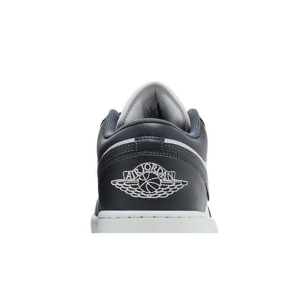 Jordan 1 Low Grey White – detail materiálu | Purekickz