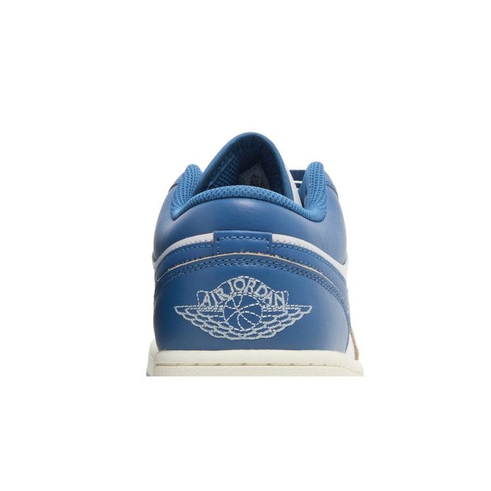 Jordan 1 Low Industrial Blue – detail materiálu | Purekickz