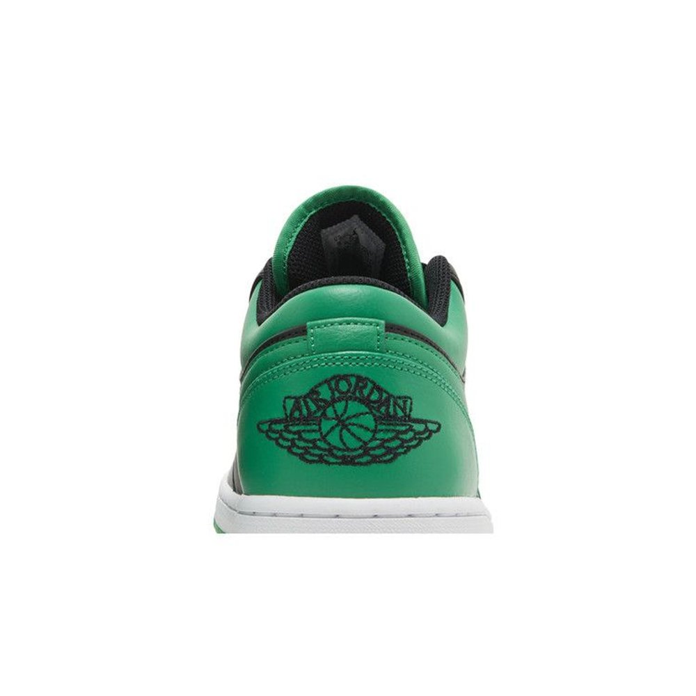Jordan 1 Low Lucky Green – detail materiálu | Purekickz