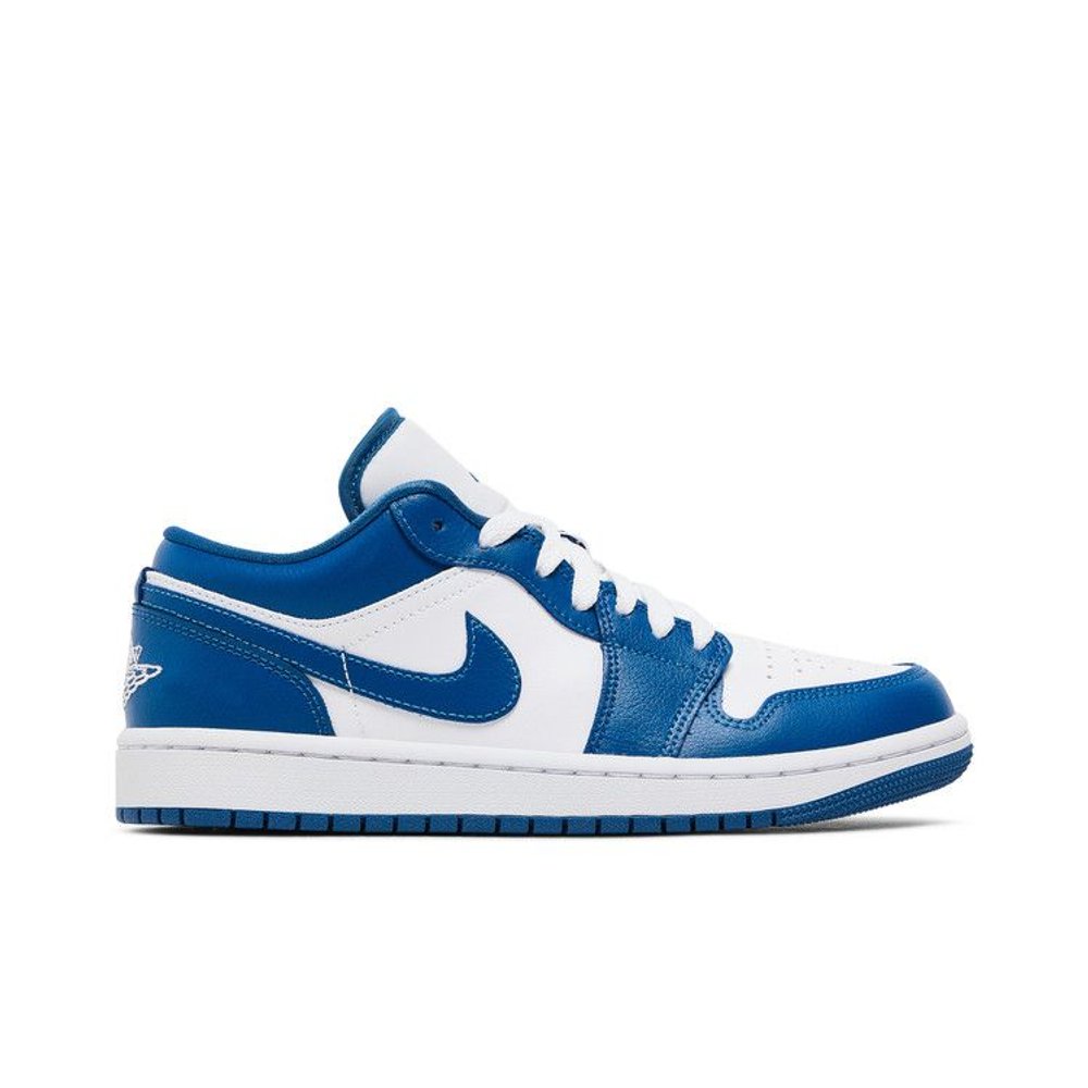 Jordan 1 Low Marina Blue – boční pohled | Purekickz