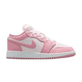 Jordan 1 Low Medium Soft Pink White (GS) – hlavní pohled | Purekickz