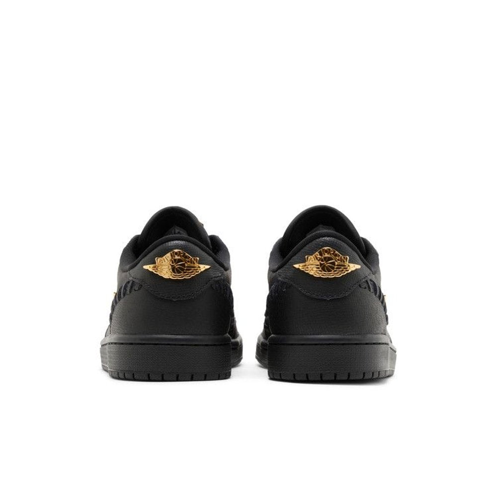 Jordan 1 Low Method of Make Black Metallic Gold (W)