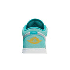 Jordan 1 Low New Emerald (GS) – detail materiálu | Purekickz