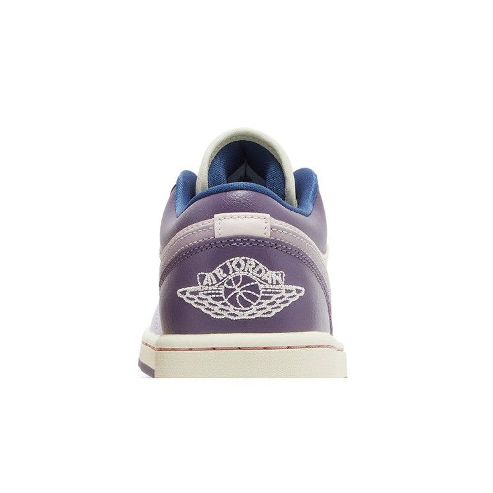 Jordan 1 Low Pastel Purple (W) – detail materiálu | Purekickz