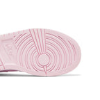 Jordan 1 Low Pink Foam Fire Red White (GS) – pohled shora | Purekickz