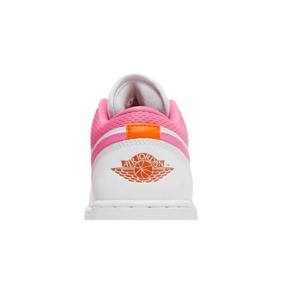 Jordan 1 Low Pinksicle Orange (GS) – detail materiálu | Purekickz