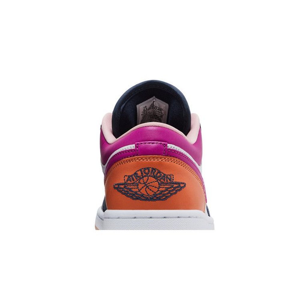 Jordan 1 Low Purple Magenta – detail materiálu | Purekickz