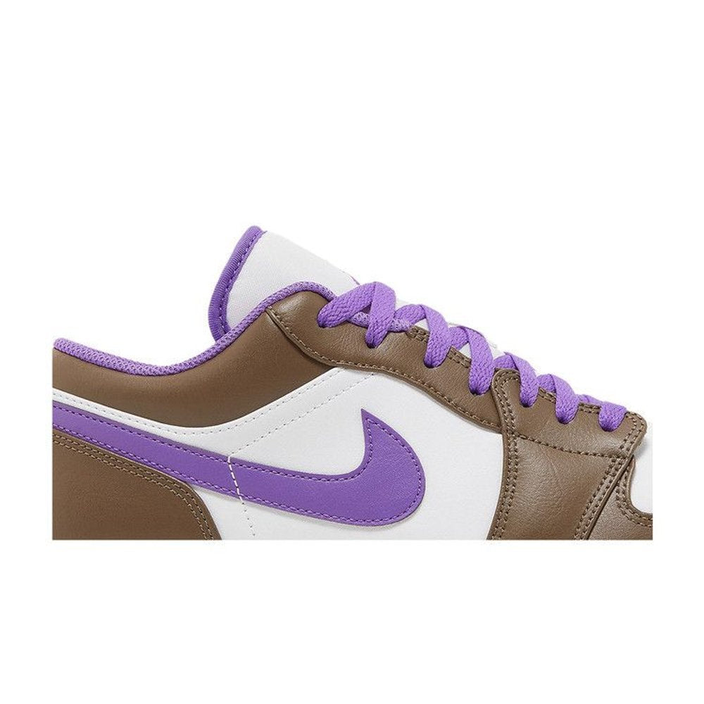 Jordan 1 Low Purple Mocha – detail | Purekickz