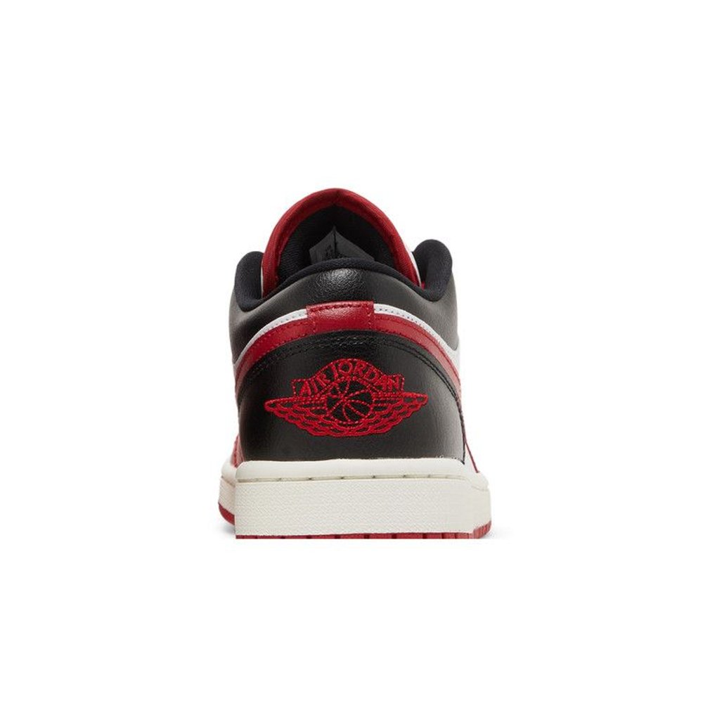 Jordan 1 Low Reverse Black Toe (W) – detail materiálu | Purekickz