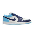 Jordan 1 Low Sail Blue Chill – boční pohled | Purekickz