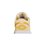 Jordan 1 Low Sail Yellow Ochre (W) – detail materiálu | Purekickz