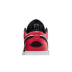 Jordan 1 Low SE Black Toe (2025) – detail materiálu | Purekickz