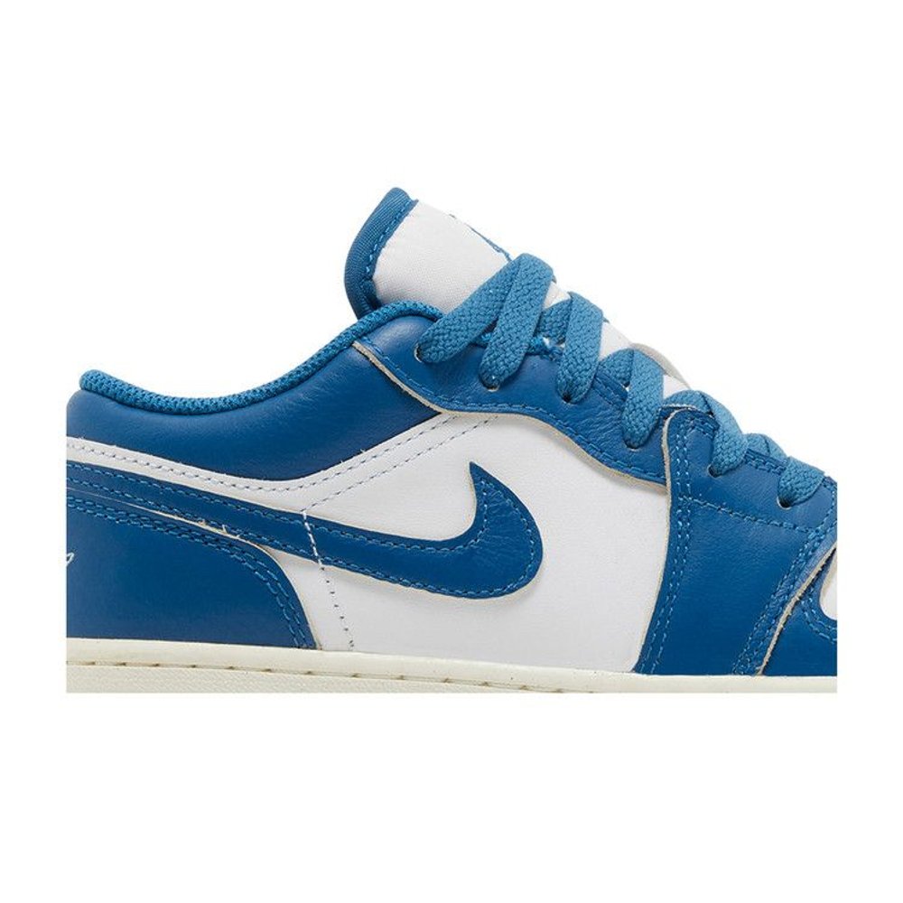 Jordan 1 Low SE Industrial Blue (GS) – detail | Purekickz