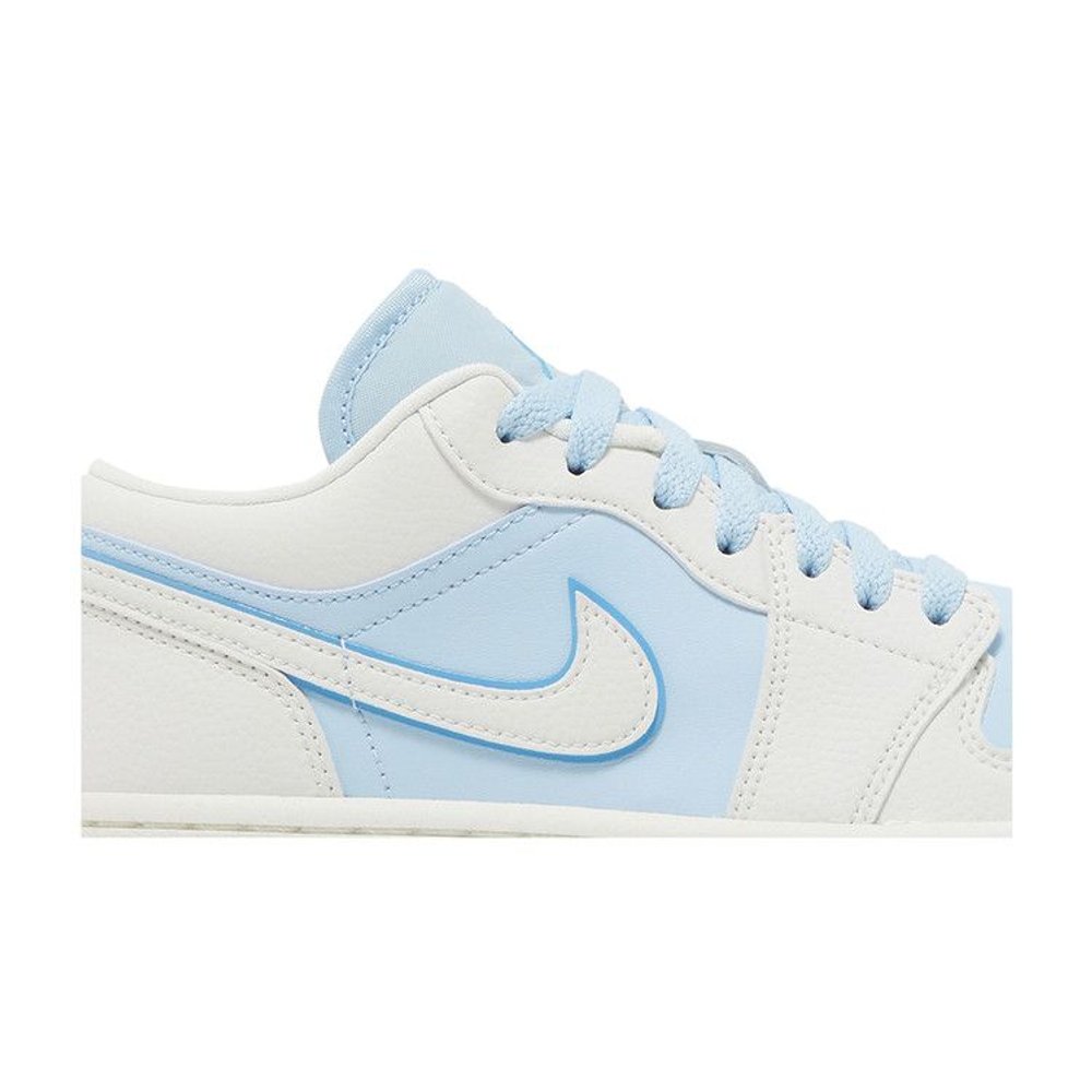 Jordan 1 Low SE Reverse Ice Blue – detail | Purekickz
