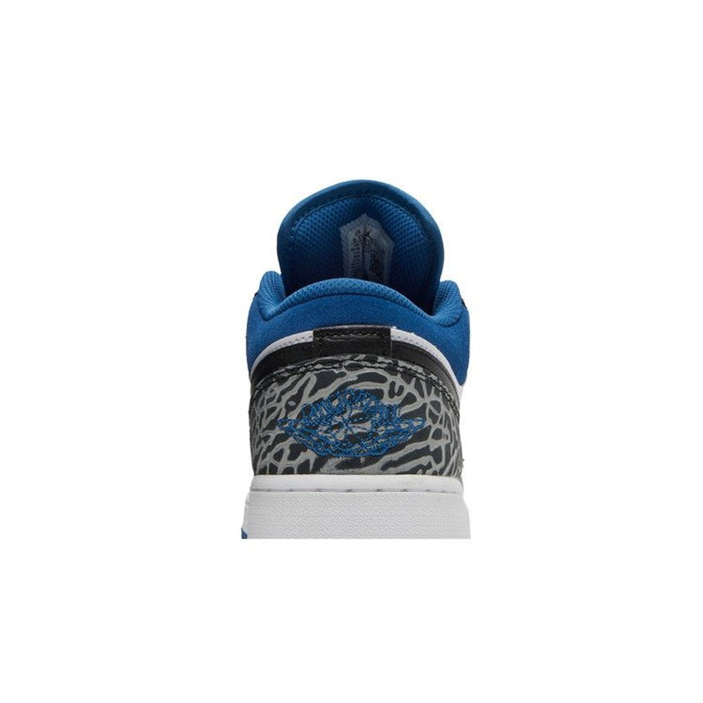Jordan 1 Low SE True Blue (GS) – detail materiálu | Purekickz