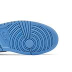 Jordan 1 Low SE White Legend Blue – pohled shora | Purekickz