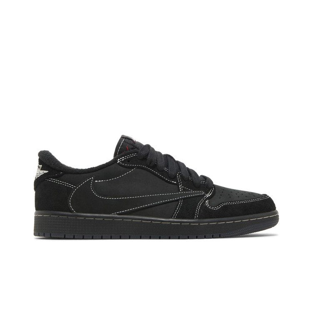 Jordan 1 Low Travis Scott Black Phantom – boční pohled | Purekickz