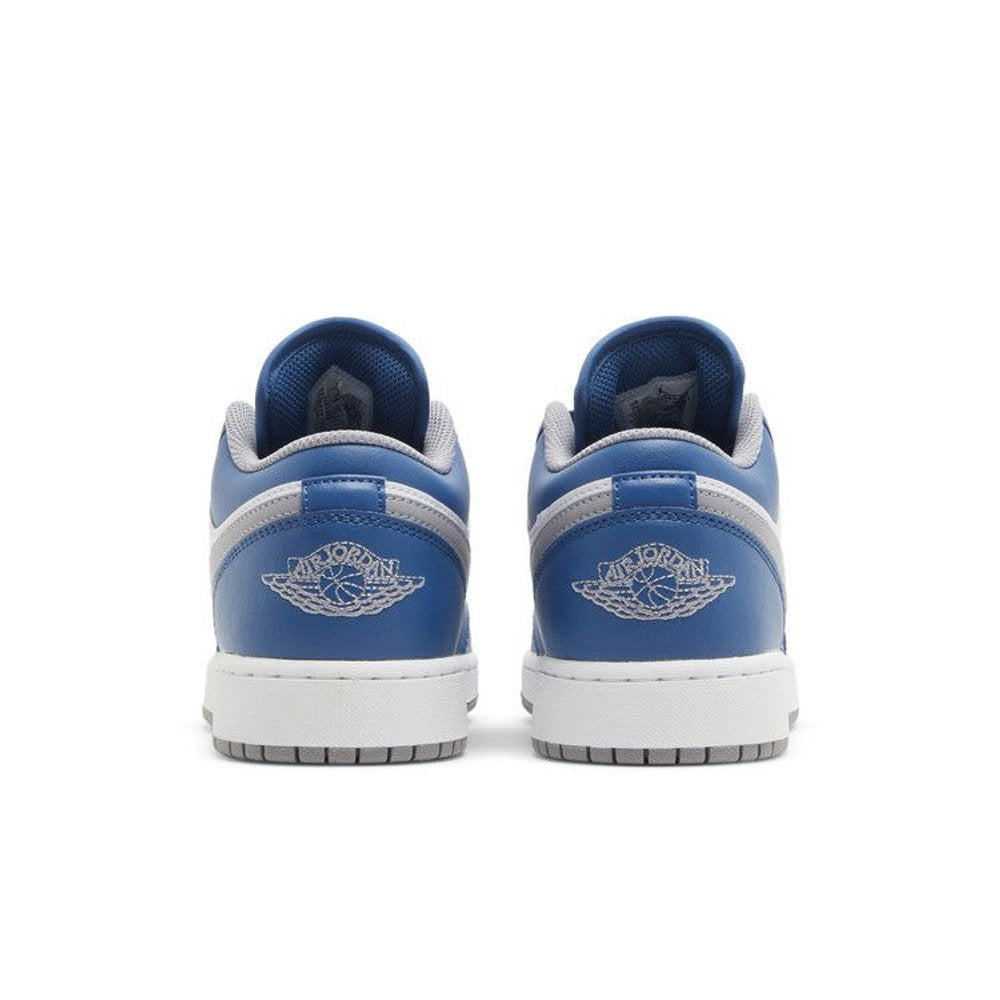 Jordan 1 Low True Blue Cement (GS) – podrážka | Purekickz
