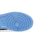 Jordan 1 Low University Blue – pohled shora | Purekickz