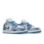 Jordan 1 Low Washed Denim (GS) – lifestyle foto | Purekickz