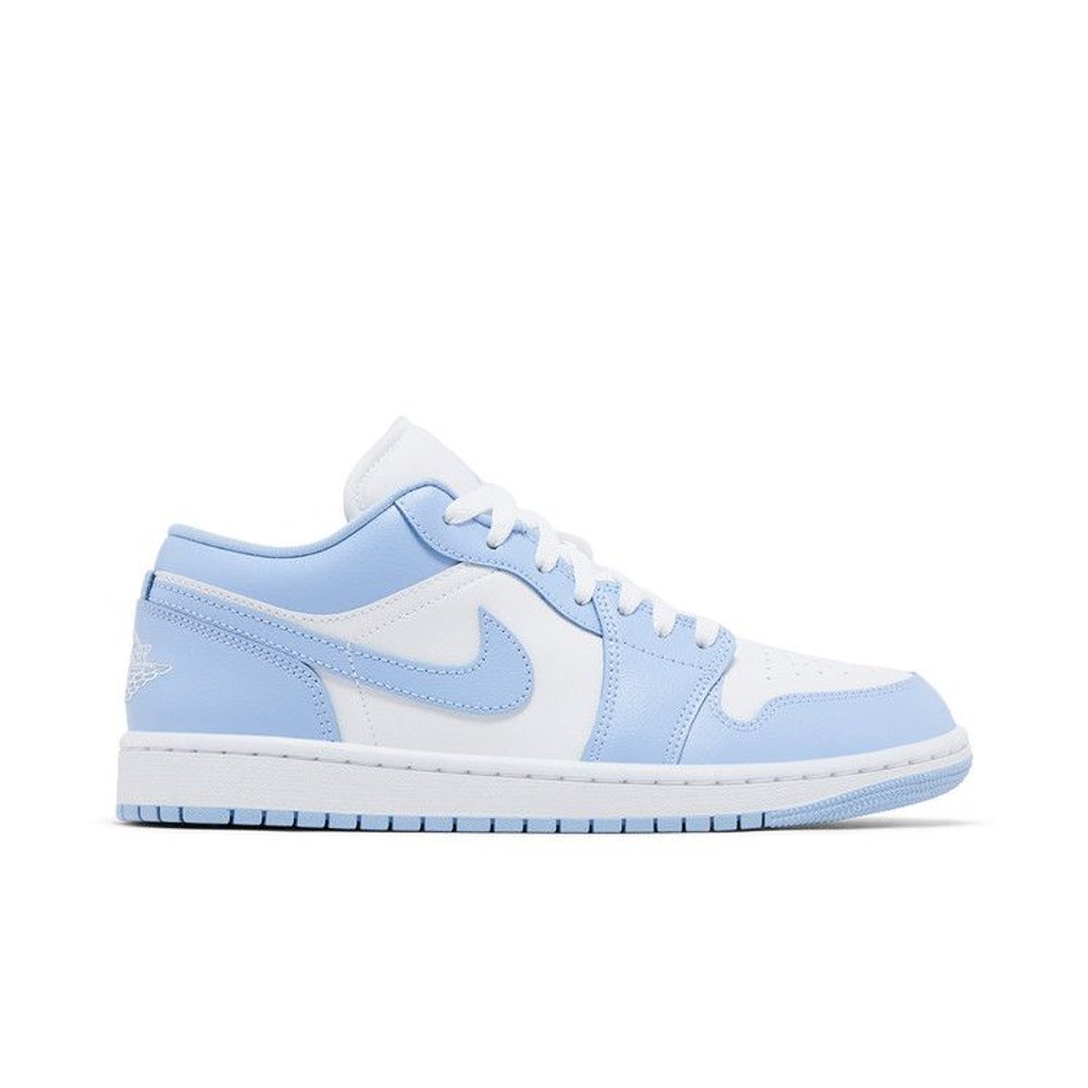 Jordan 1 Low White Aluminum (W) – boční pohled | Purekickz