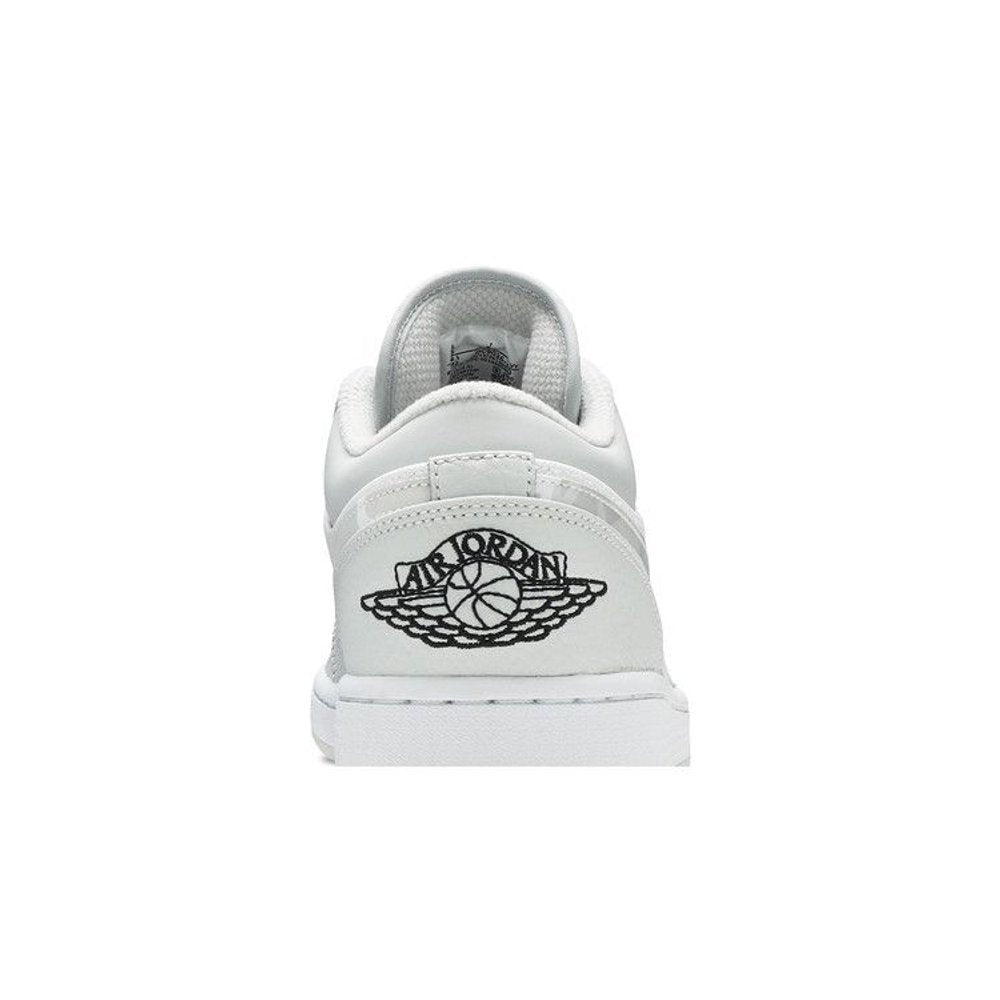 Jordan 1 Low White Camo – detail materiálu | Purekickz