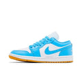 Jordan 1 Low White Gum Light Brown Dark Powder Blue (W) – hlavní pohled | Purekickz