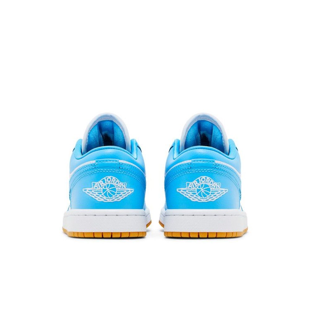 Jordan 1 Low White Gum Light Brown Dark Powder Blue (W) – podrážka | Purekickz