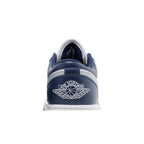 Jordan 1 Low Wolf Grey Midnight Navy – detail materiálu | Purekickz