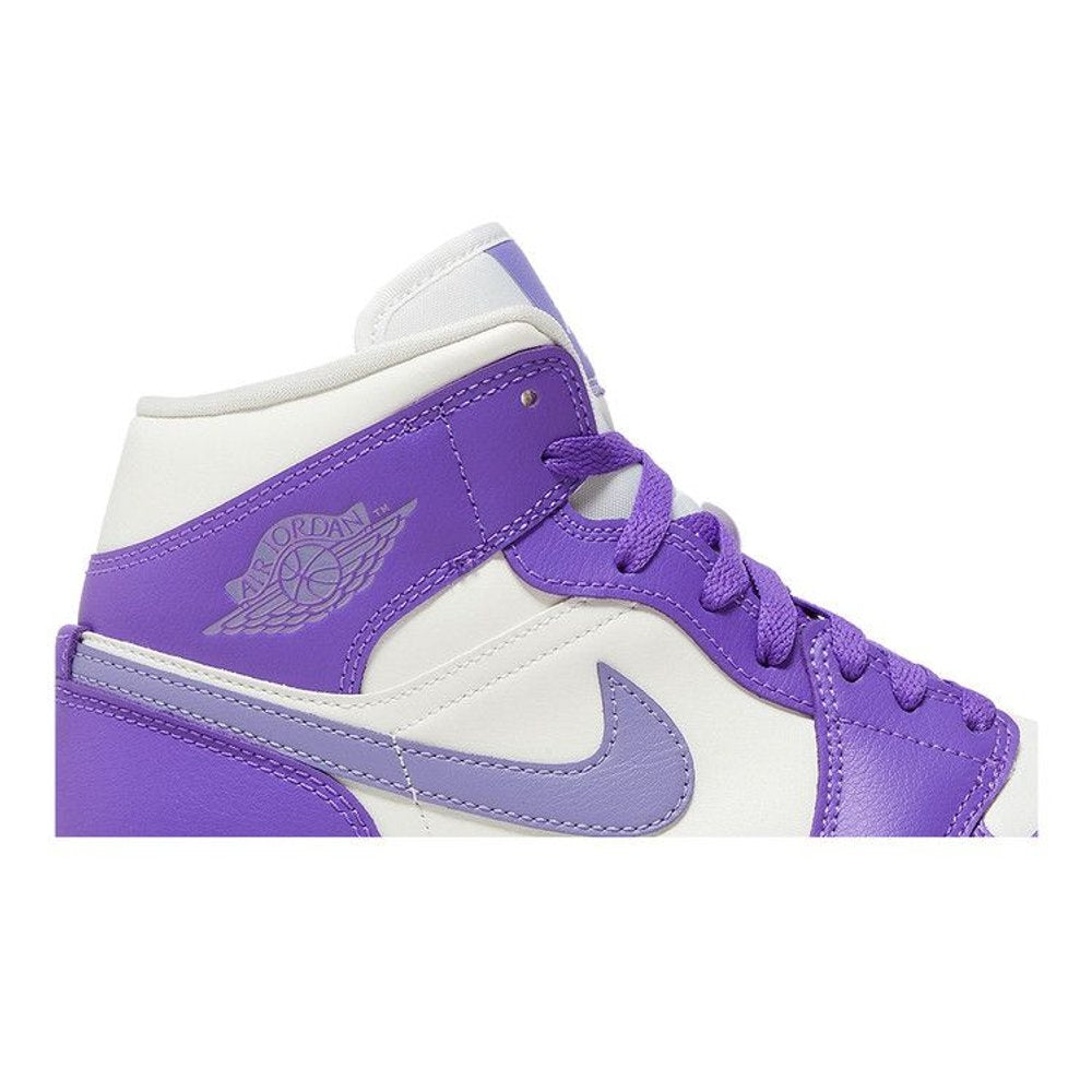 Jordan 1 Mid Action Grape (W) – detail | Purekickz