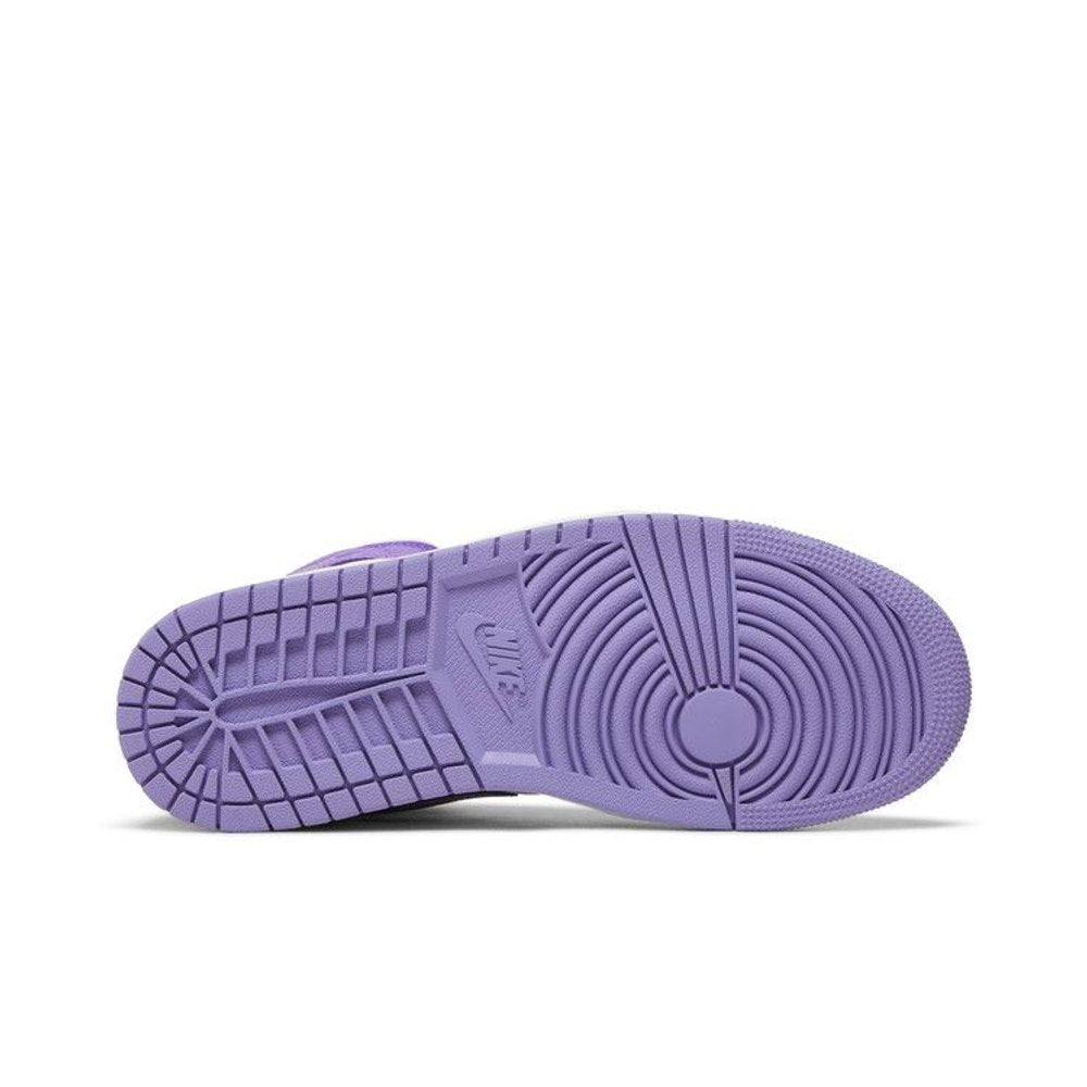 Jordan 1 Mid Action Grape (W) – zadní pohled | Purekickz