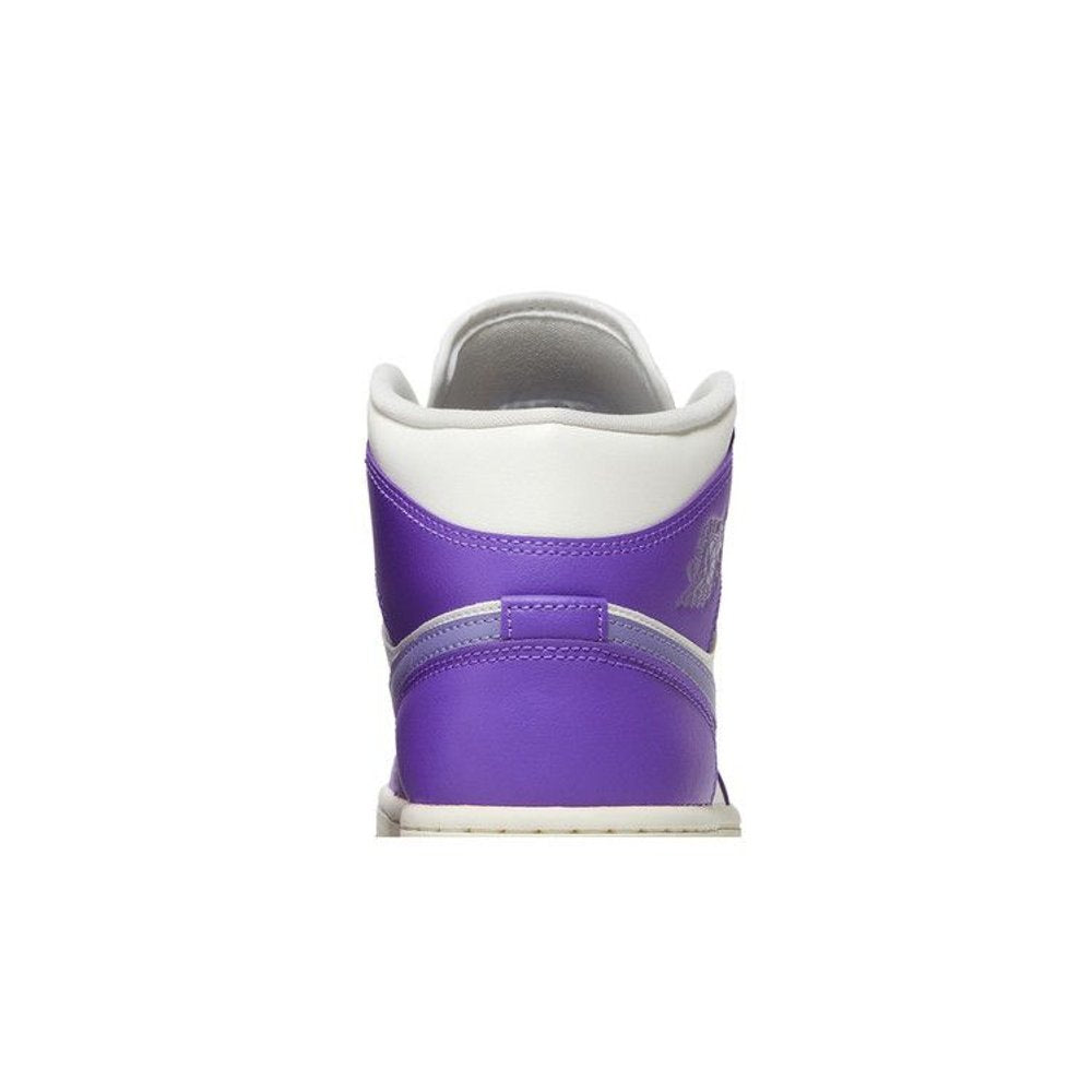 Jordan 1 Mid Action Grape (W) – detail materiálu | Purekickz