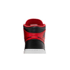 Jordan 1 Mid Alternate Bred (2022) – detail materiálu | Purekickz