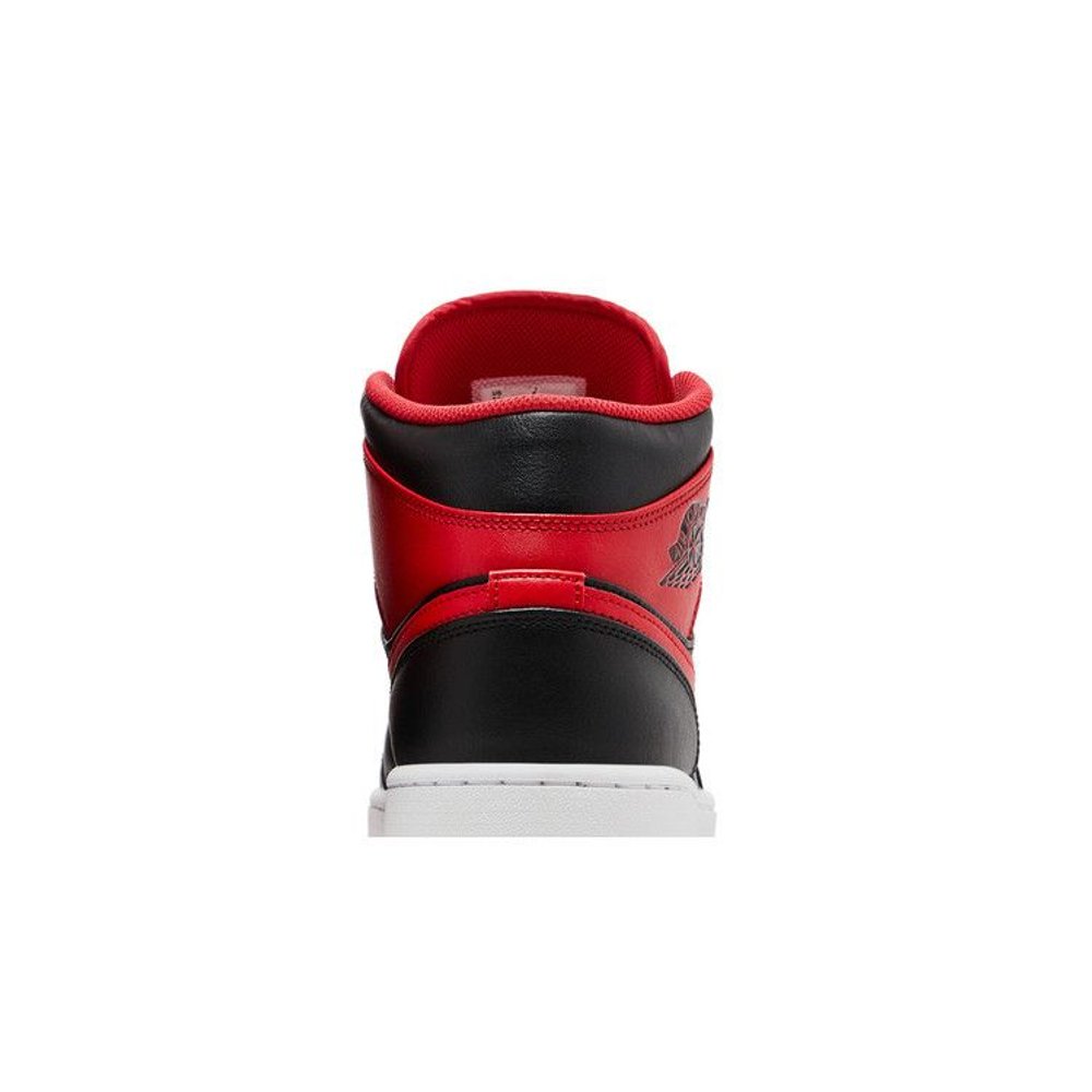 Jordan 1 Mid Alternate Bred (2022) – detail materiálu | Purekickz