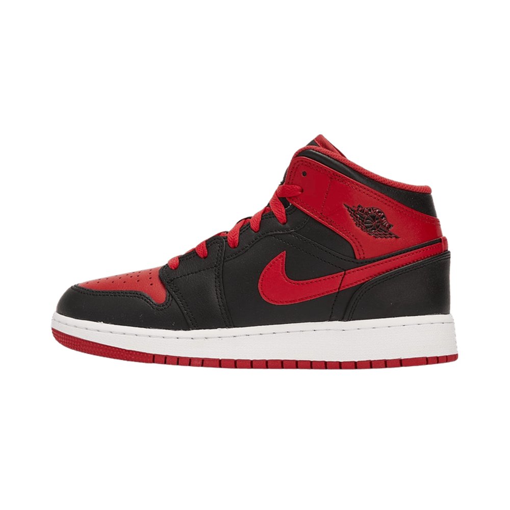Jordan 1 Mid Alternate Bred (2022) (GS) – hlavní pohled | Purekickz