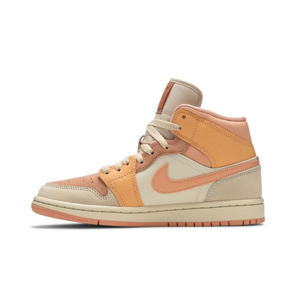Jordan 1 Mid Apricot Orange (Women's)