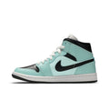 Jordan 1 Mid Aqua Blue Tint – hlavní pohled | Purekickz