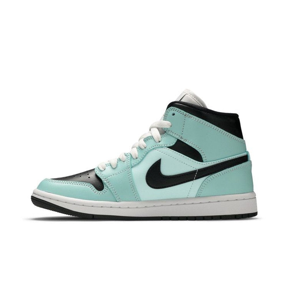 Jordan 1 Mid Aqua Blue Tint – hlavní pohled | Purekickz