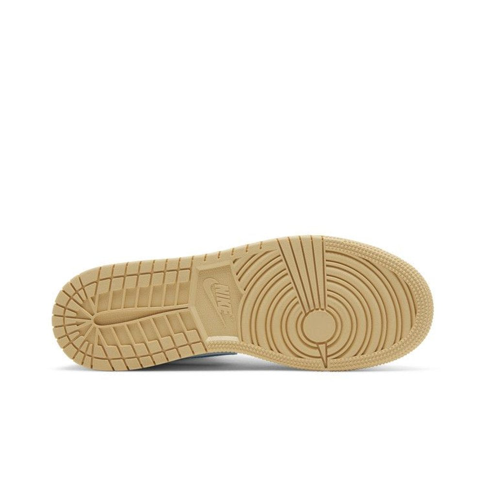 Jordan 1 Mid Aquatone (GS) – zadní pohled | Purekickz