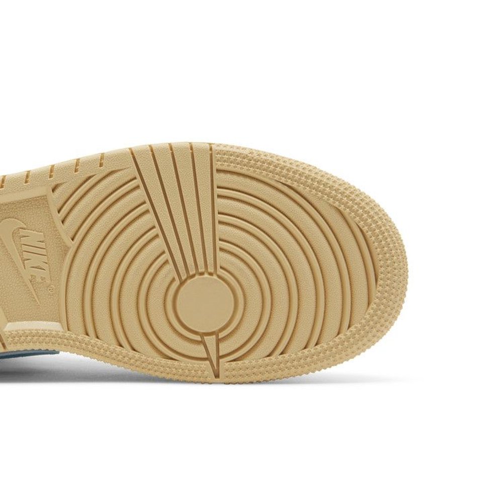 Jordan 1 Mid Aquatone (GS) – pohled shora | Purekickz