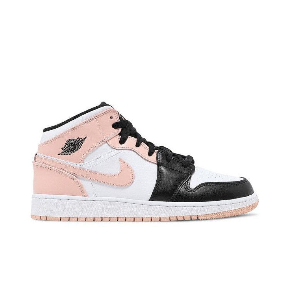 Jordan 1 Mid Arctic Orange Black Toe (GS) – boční pohled | Purekickz