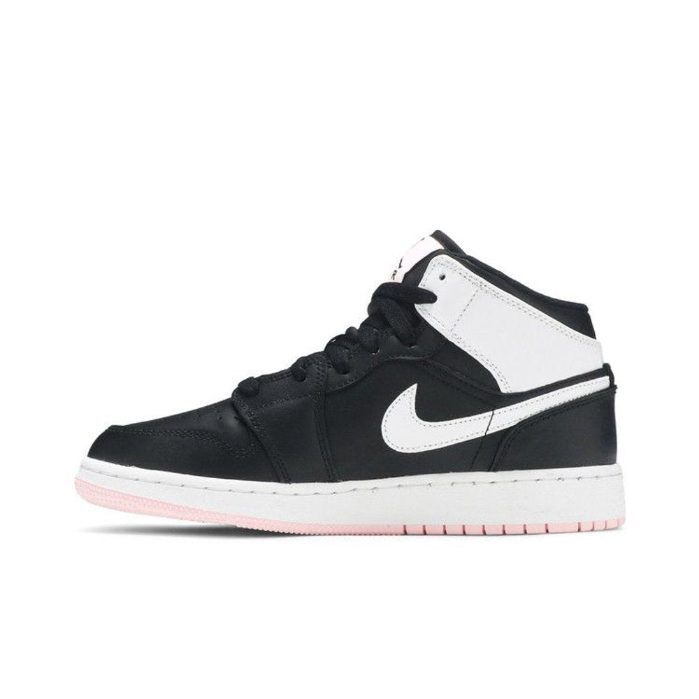 Jordan 1 Mid Arctic Pink Black (GS) – hlavní pohled | Purekickz
