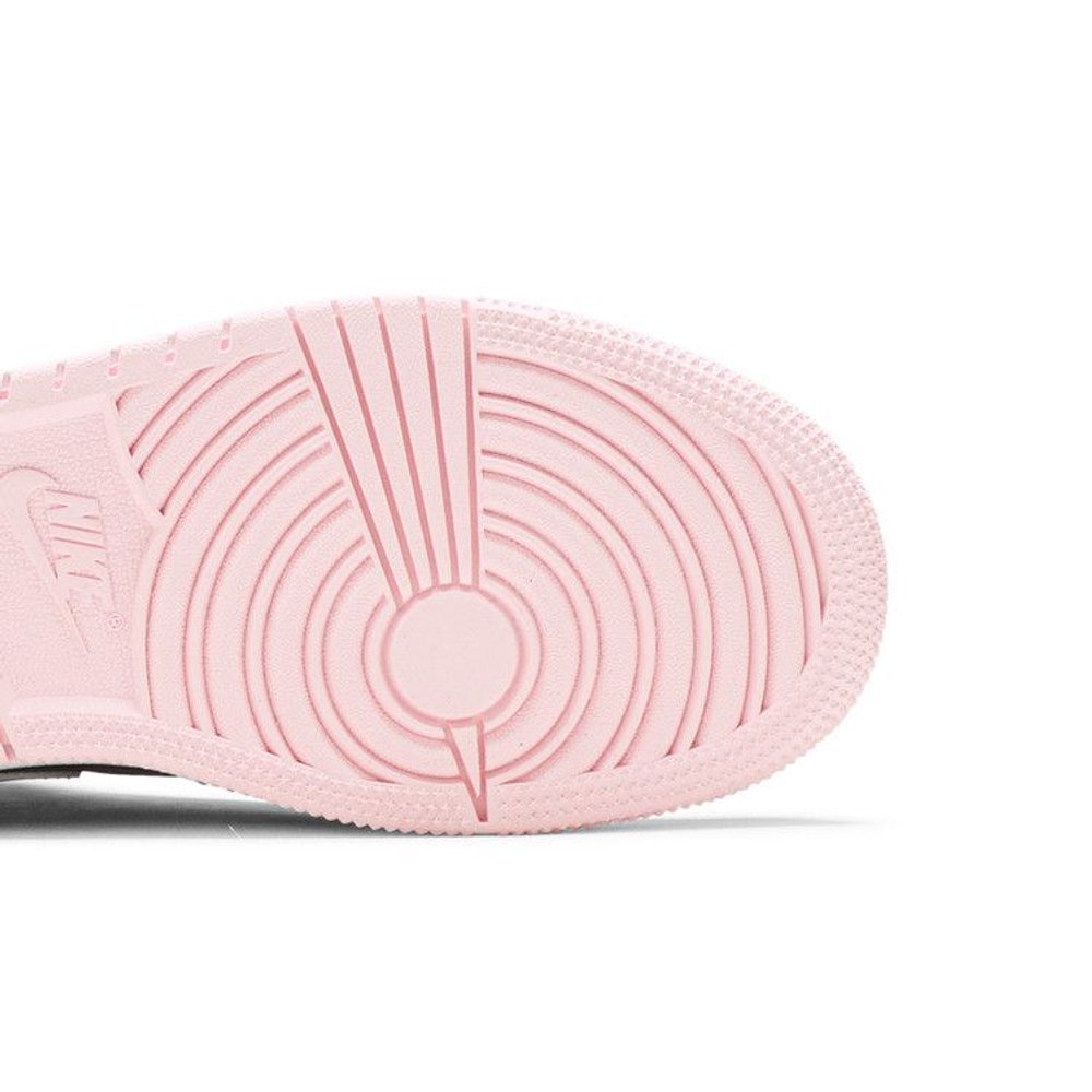 Jordan 1 Mid Arctic Pink Black (GS) – pohled shora | Purekickz