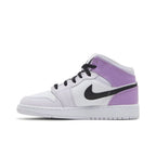 Jordan 1 Mid Barely Grape (GS) – hlavní pohled | Purekickz