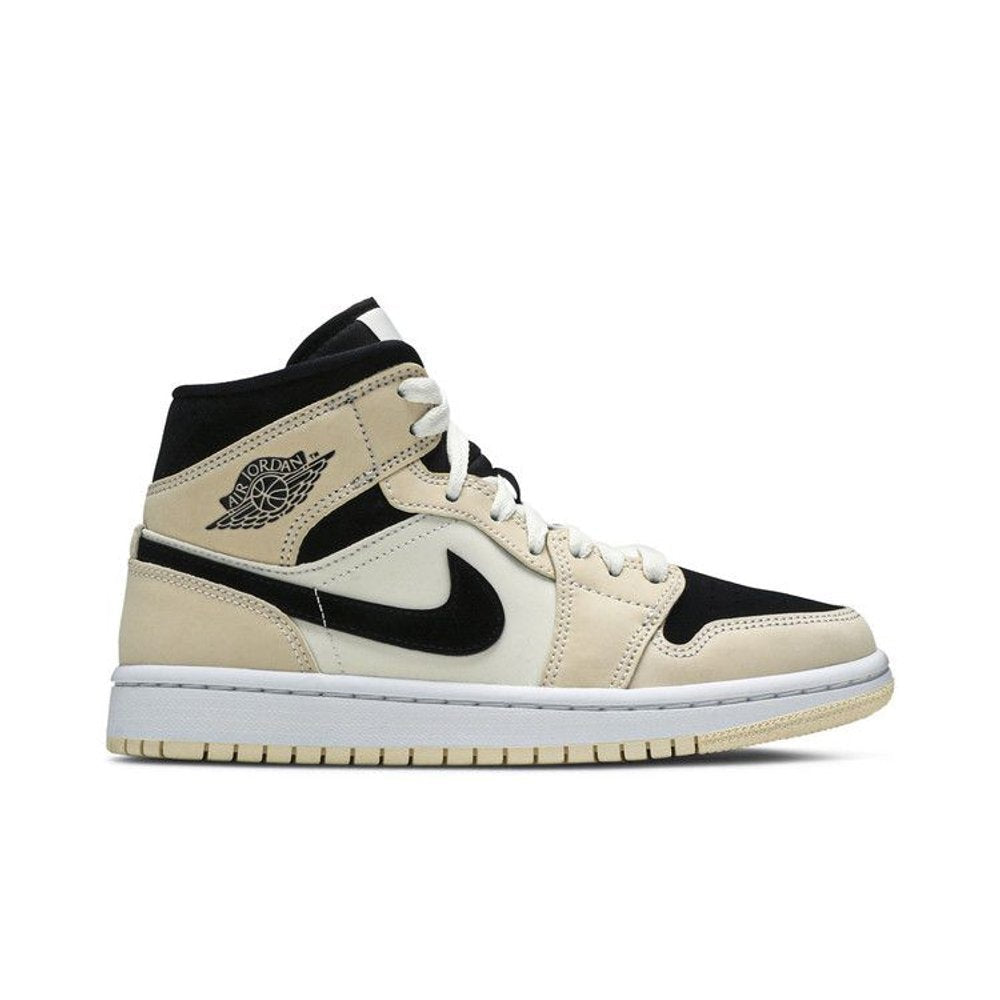 Jordan 1 Mid Barely Orange – boční pohled | Purekickz