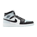 Jordan 1 Mid Black Aura Squadron Blue – hlavní pohled | Purekickz