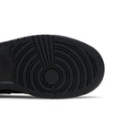 Jordan 1 Mid Black (GS) – pohled shora | Purekickz