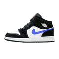 Jordan 1 Mid Black Racer Blue White (GS)