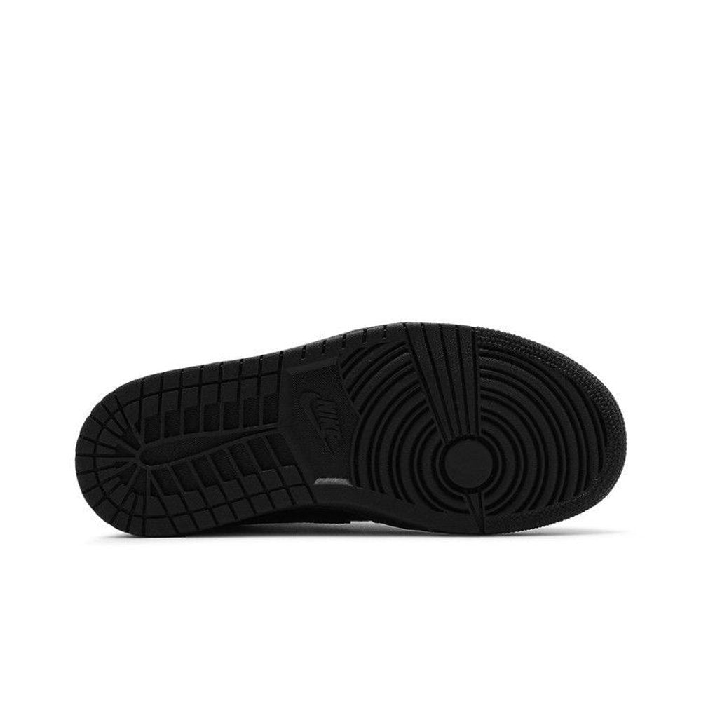 Jordan 1 Mid Black Snakeskin (W) – zadní pohled | Purekickz